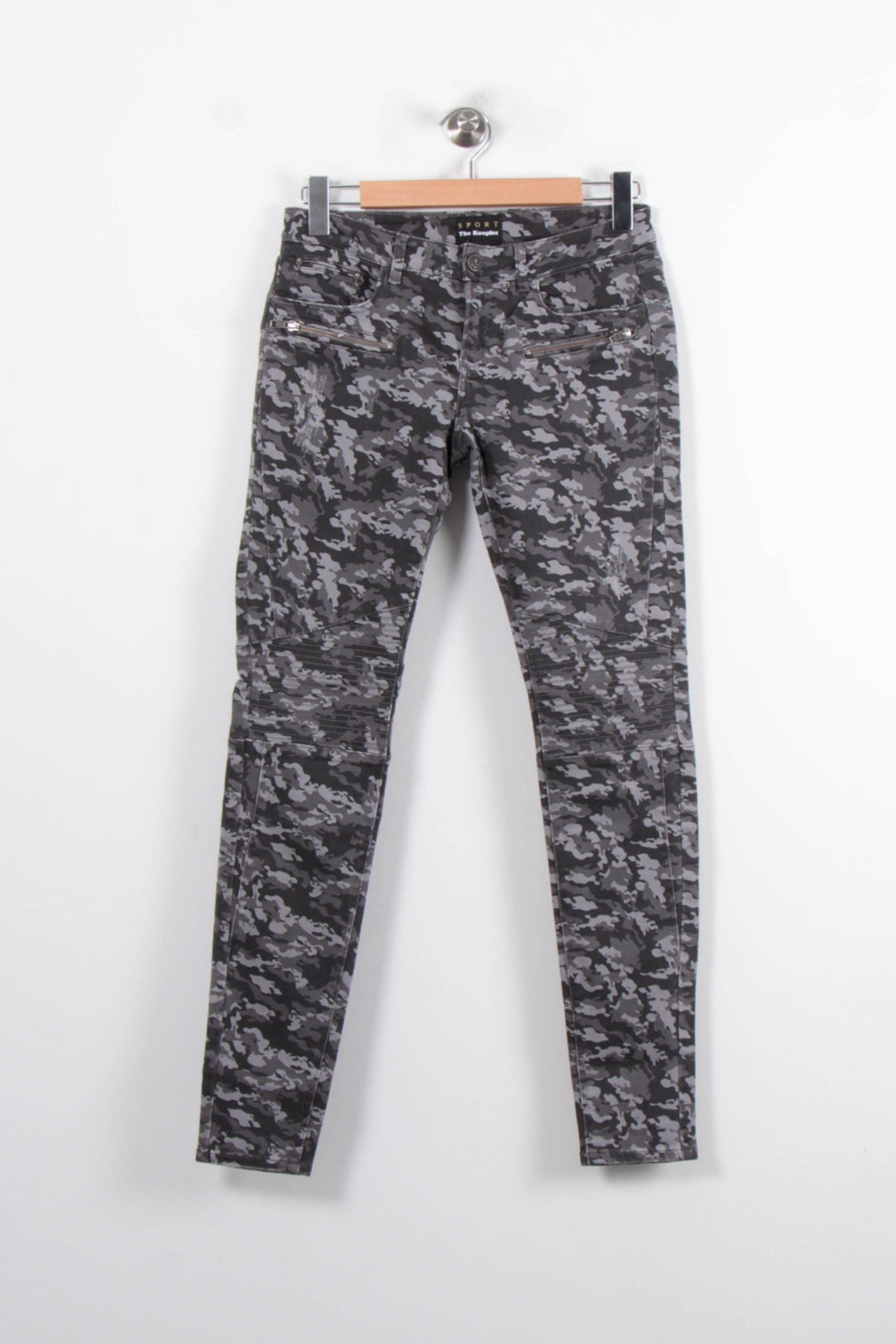 Pantalon Camouflage Gris et Noir - Taille M/38 de la marque The Kooples | PARAD80248 - Vendu par Paradigme - Image 2