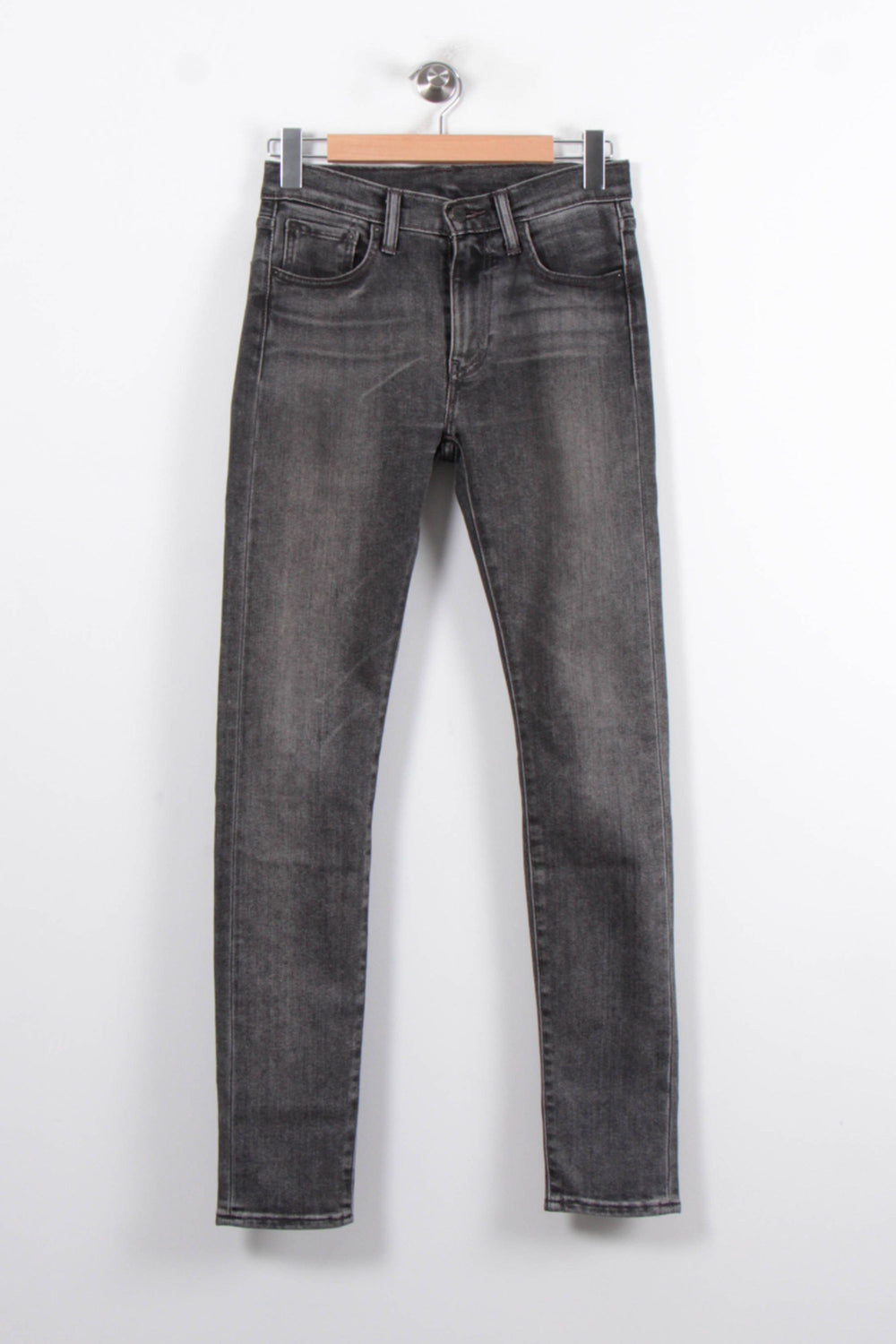 Jean Slim Gris - Taille L/40 de la marque Levi's | PARAD80249 - Vendu par Paradigme - Image 2
