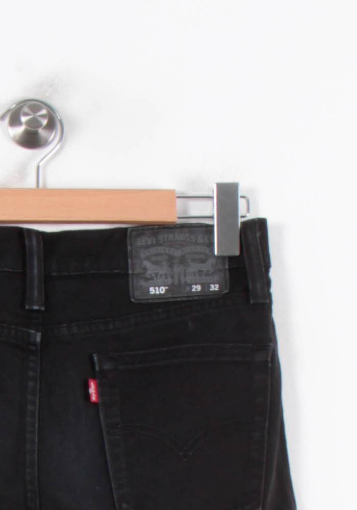 Jean Droit Noir - Taille M/38 de la marque Levi's | PARAD80250 - Vendu par Paradigme - Image 3