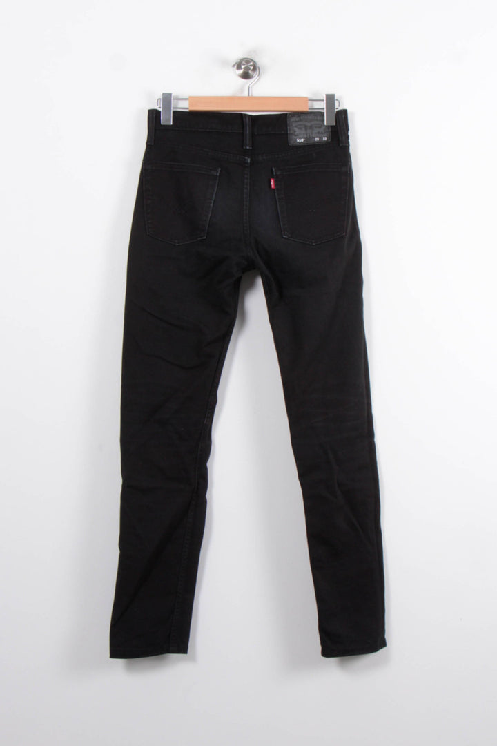 Jean Droit Noir - Taille M/38 de la marque Levi's | PARAD80250 - Vendu par Paradigme - Image 2