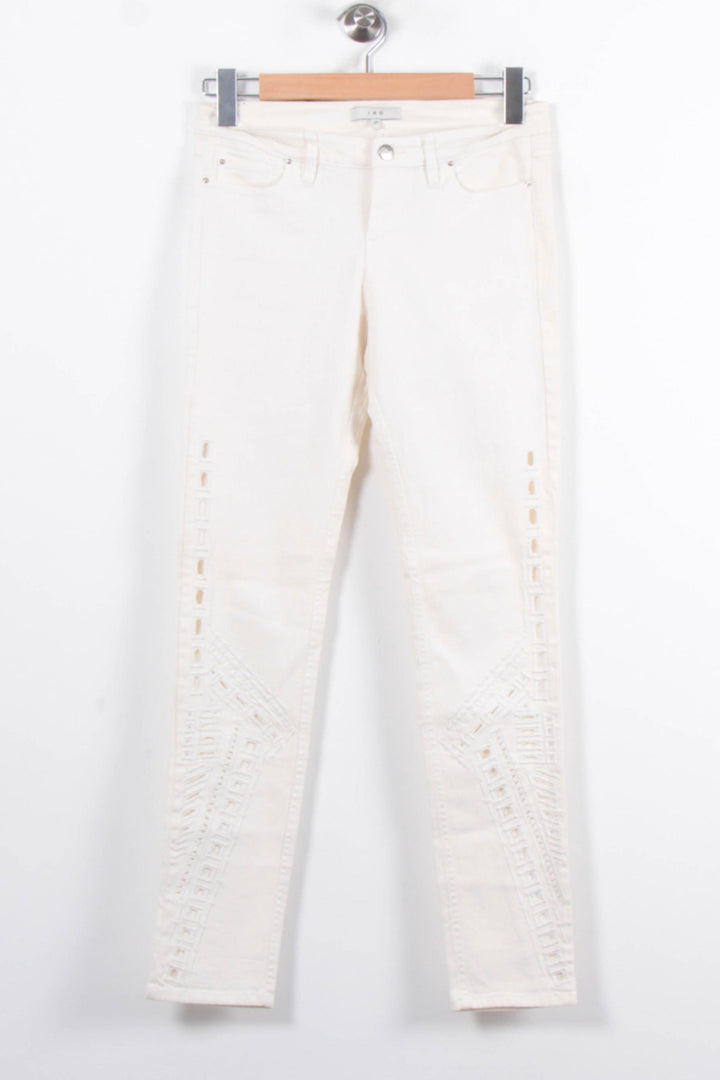 Jean Blanc - Taille M/38 de la marque IRO | PARAD80255 - Vendu par Paradigme - Image 2