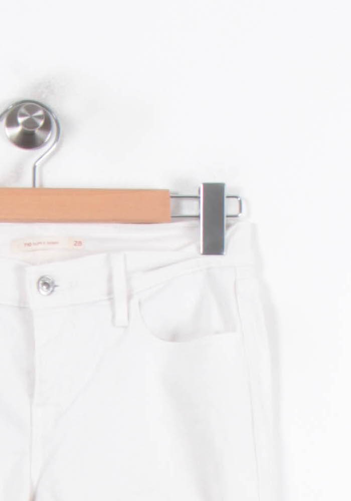 Jean Skinny Blanc - Taille M/38 de la marque Levi's | PARAD80256 - Vendu par Paradigme - Image 3