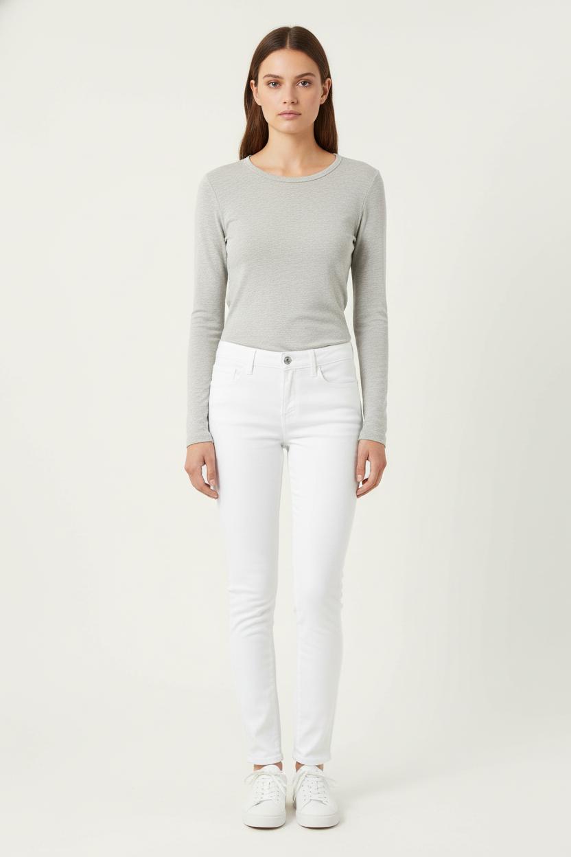 Jean Skinny Blanc - Taille M/38 de la marque Levi's | PARAD80256 - Vendu par Paradigme - Image 1