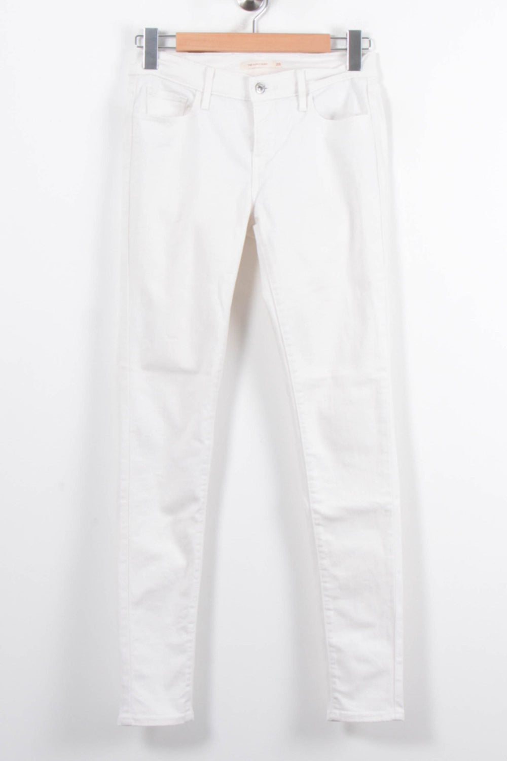 Jean Skinny Blanc - Taille M/38 de la marque Levi's | PARAD80256 - Vendu par Paradigme - Image 2