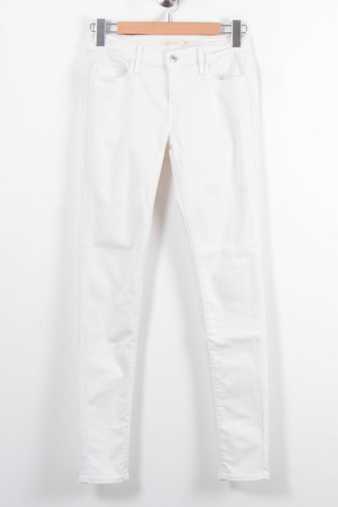 Jean Skinny Blanc - Taille M/38 de la marque Levi's | PARAD80256 - Vendu par Paradigme - Image 2