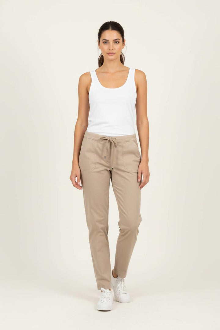 Pantalon Beige - Taille M/38 de la marque Caroll | PARAD80257 - Vendu par Paradigme - Image 1