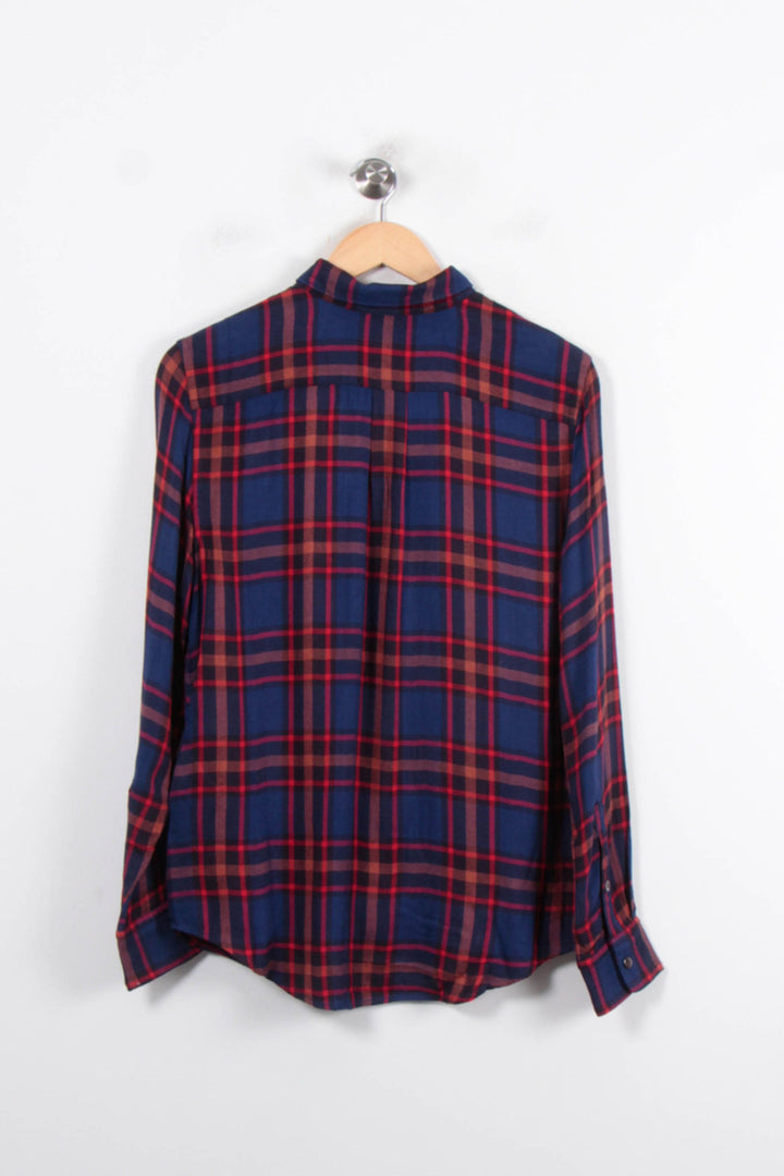 Chemise à Carreaux Bleue et Rouge - Taille M/38 de la marque Levi's | PARAD80259 - Vendu par Paradigme - Image 4