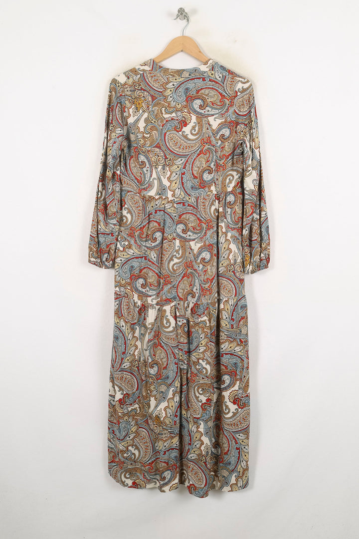 Robe Longue Multicolore - Taille S/36 de la marque La Fée Maraboutée | PARAD80264 - Vendu par Paradigme - Image 4