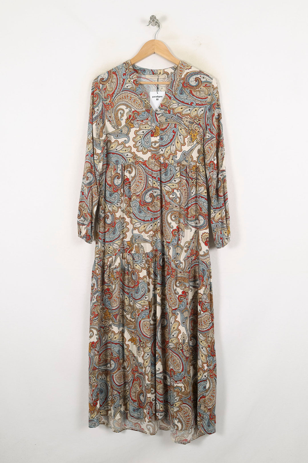 Robe Longue Multicolore - Taille S/36 de la marque La Fée Maraboutée | PARAD80264 - Vendu par Paradigme - Image 2