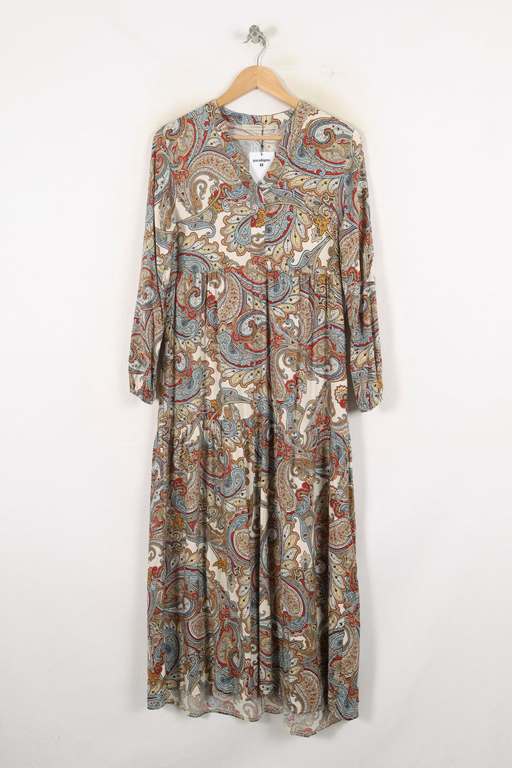 Robe Longue Multicolore - Taille S/36 de la marque La Fée Maraboutée | PARAD80264 - Vendu par Paradigme - Image 2