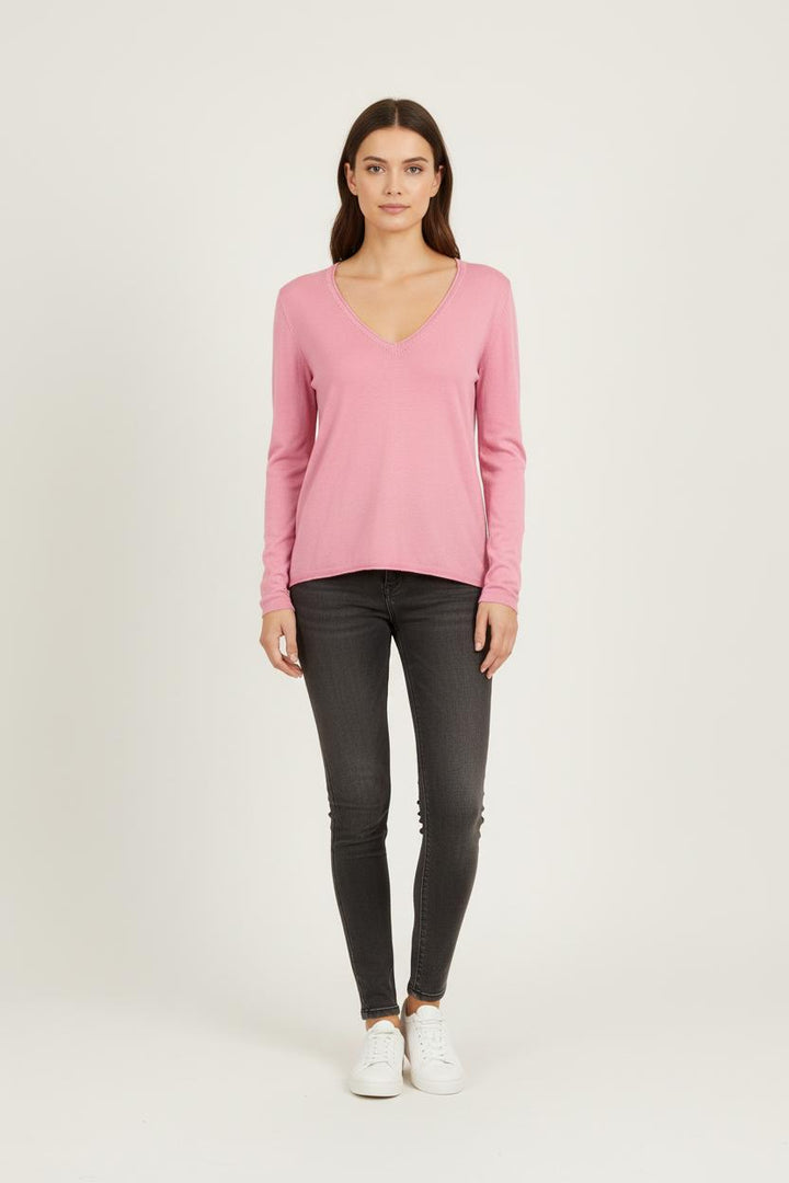 Pull Rose - Taille L/40 de la marque Gerard Darel | PARAD80270 - Vendu par Paradigme - Image 1