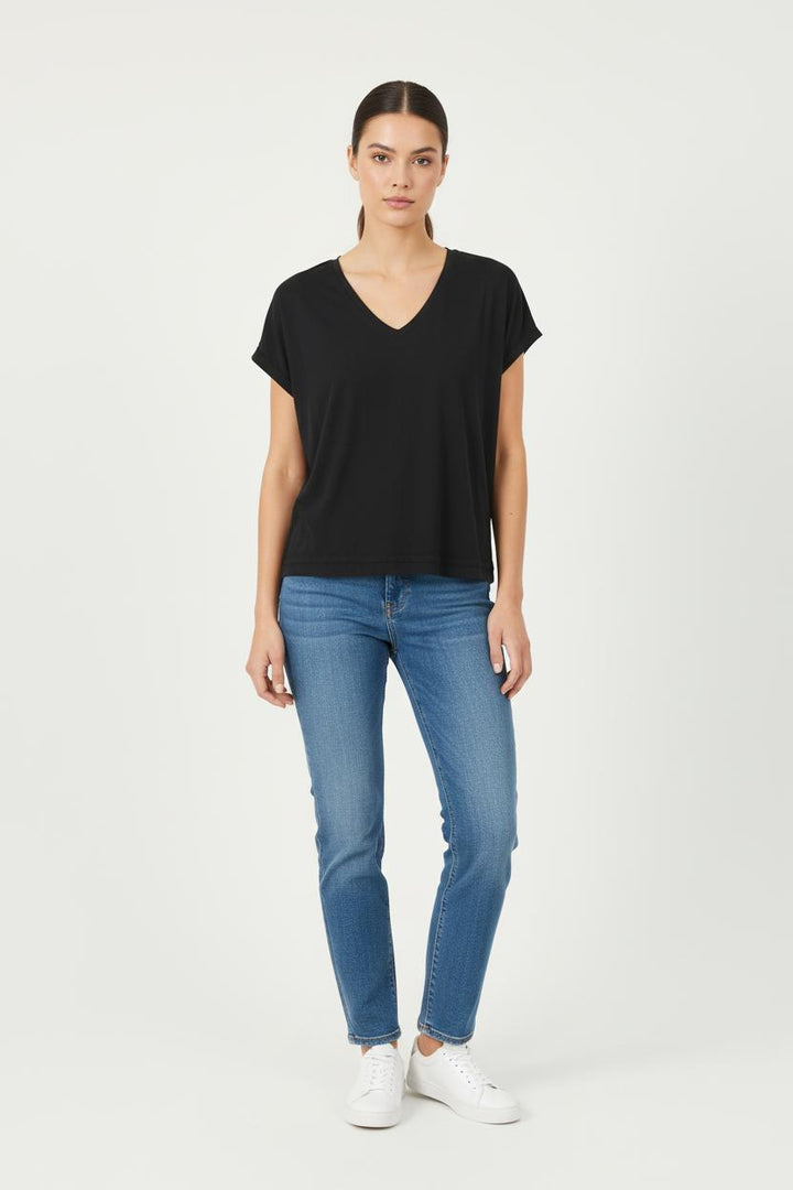 Top Noir - Taille S/36 de la marque La Fée Maraboutée | PARAD80275 - Vendu par Paradigme - Image 1