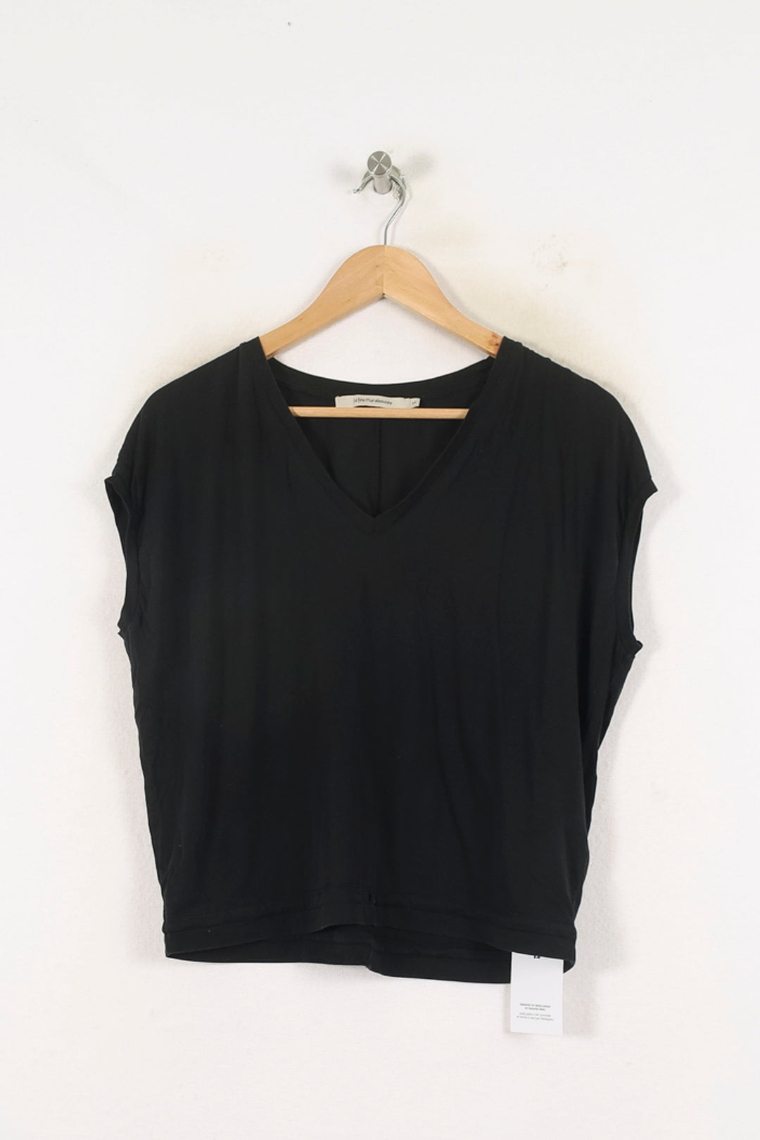 Top Noir - Taille S/36 de la marque La Fée Maraboutée | PARAD80275 - Vendu par Paradigme - Image 2