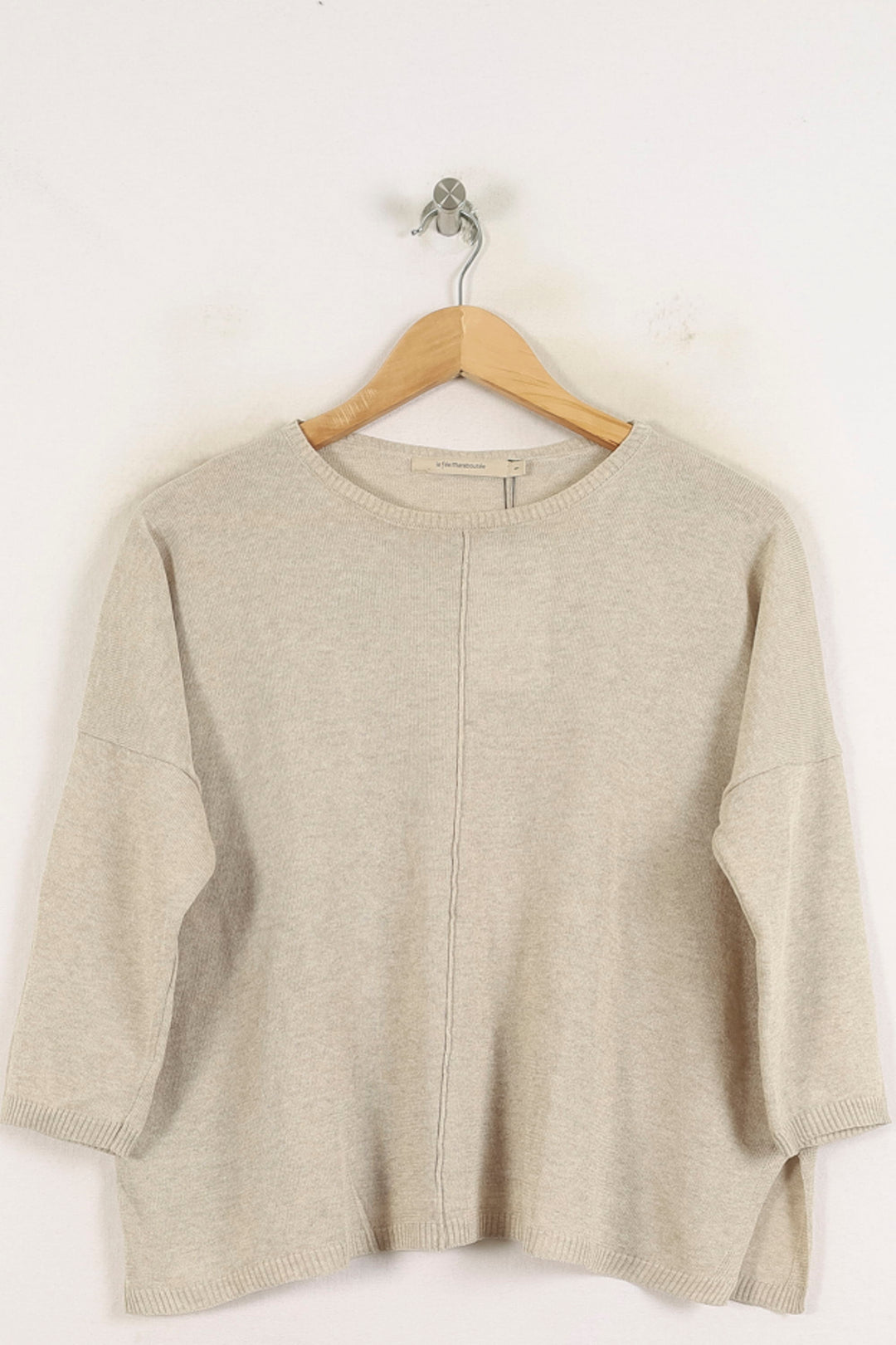 Pull Beige - Taille S/36 de la marque La Fée Maraboutée | PARAD80279 - Vendu par Paradigme - Image 2
