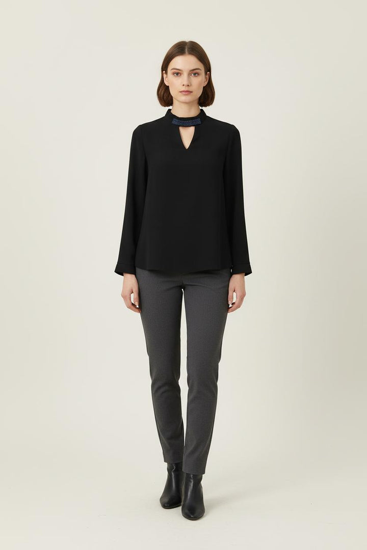 Blouse Noire - Taille S/36 de la marque Grace & Mila | PARAD80280 - Vendu par Paradigme - Image 1