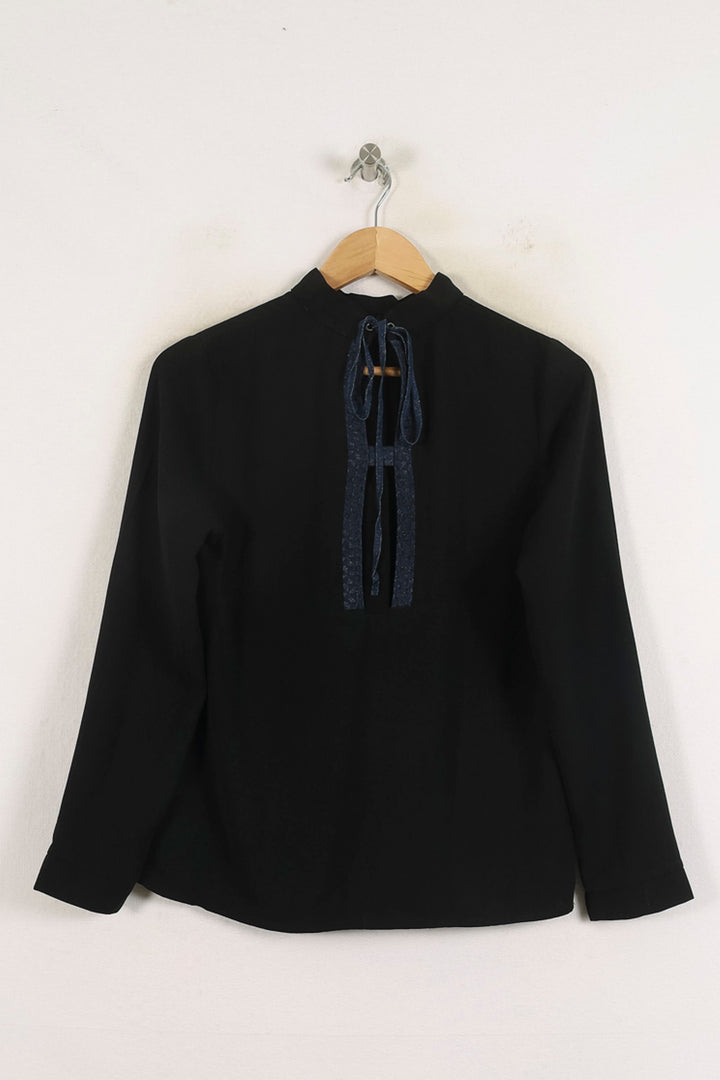 Blouse Noire - Taille S/36 de la marque Grace & Mila | PARAD80280 - Vendu par Paradigme - Image 2