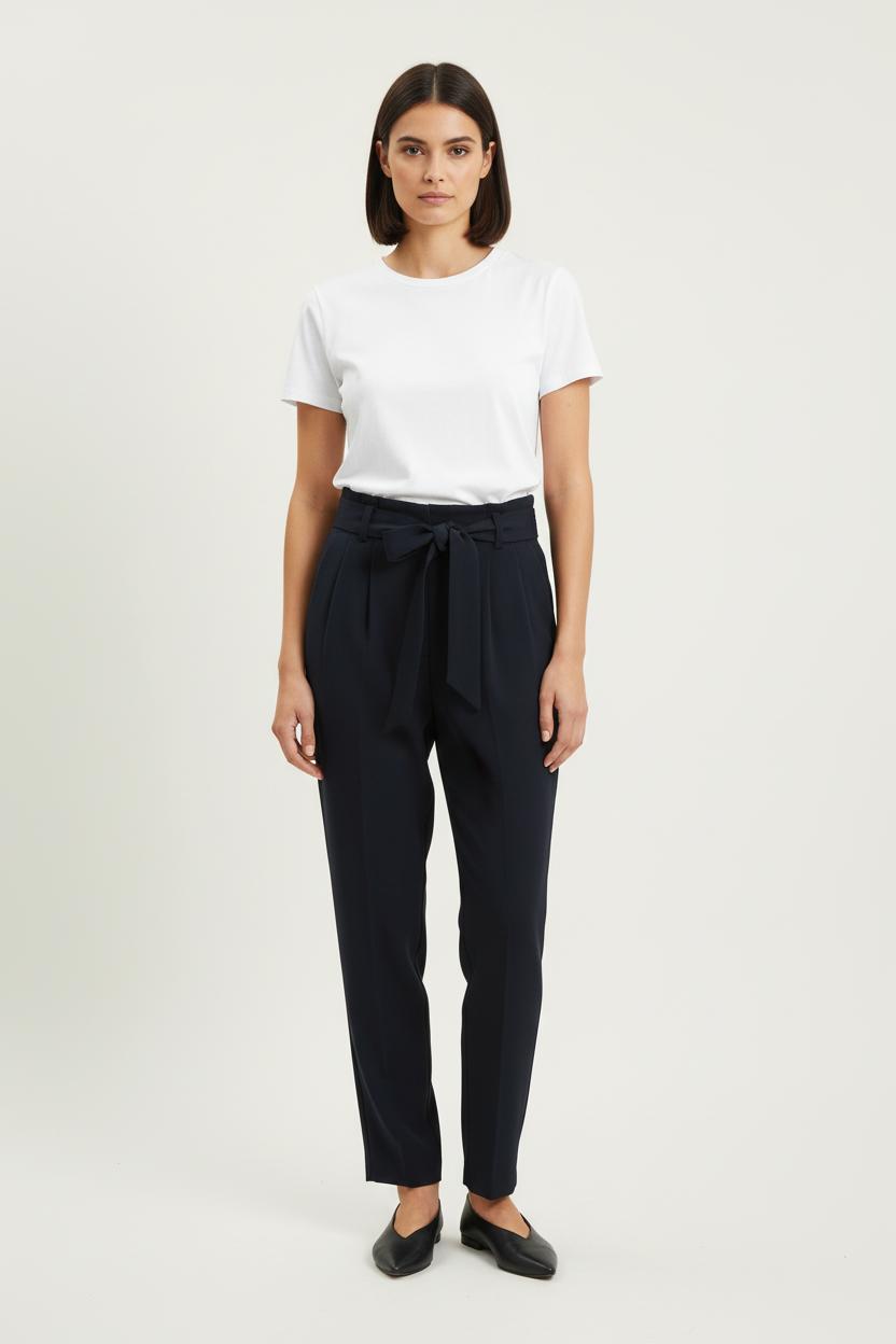 Pantalon Taille Haute Bleu - Taille M/38 de la marque Grace & Mila | PARAD80287 - Vendu par Paradigme - Image 1