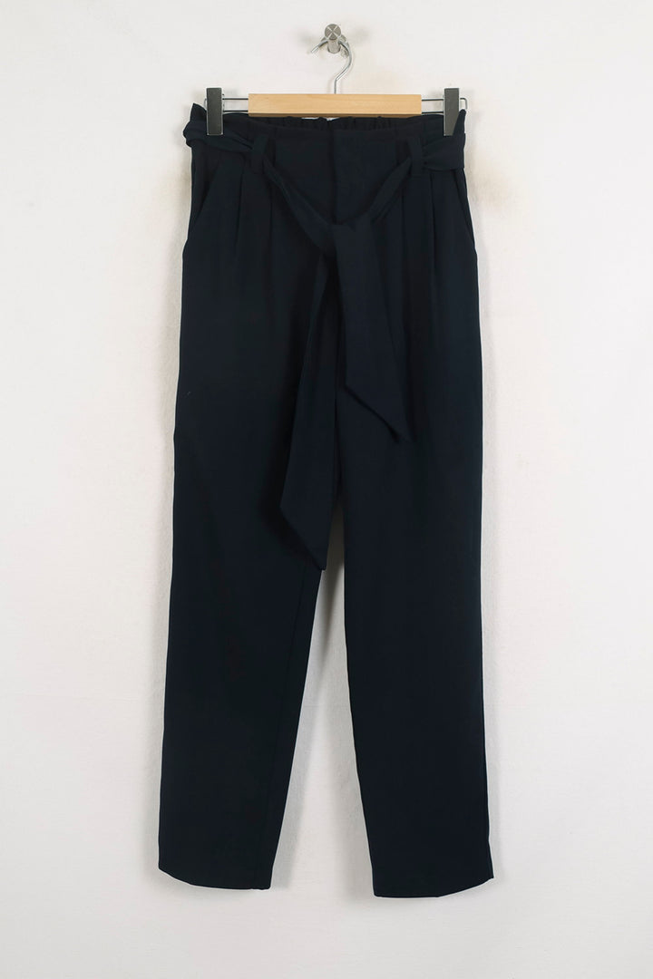 Pantalon Taille Haute Bleu - Taille M/38 de la marque Grace & Mila | PARAD80287 - Vendu par Paradigme - Image 2