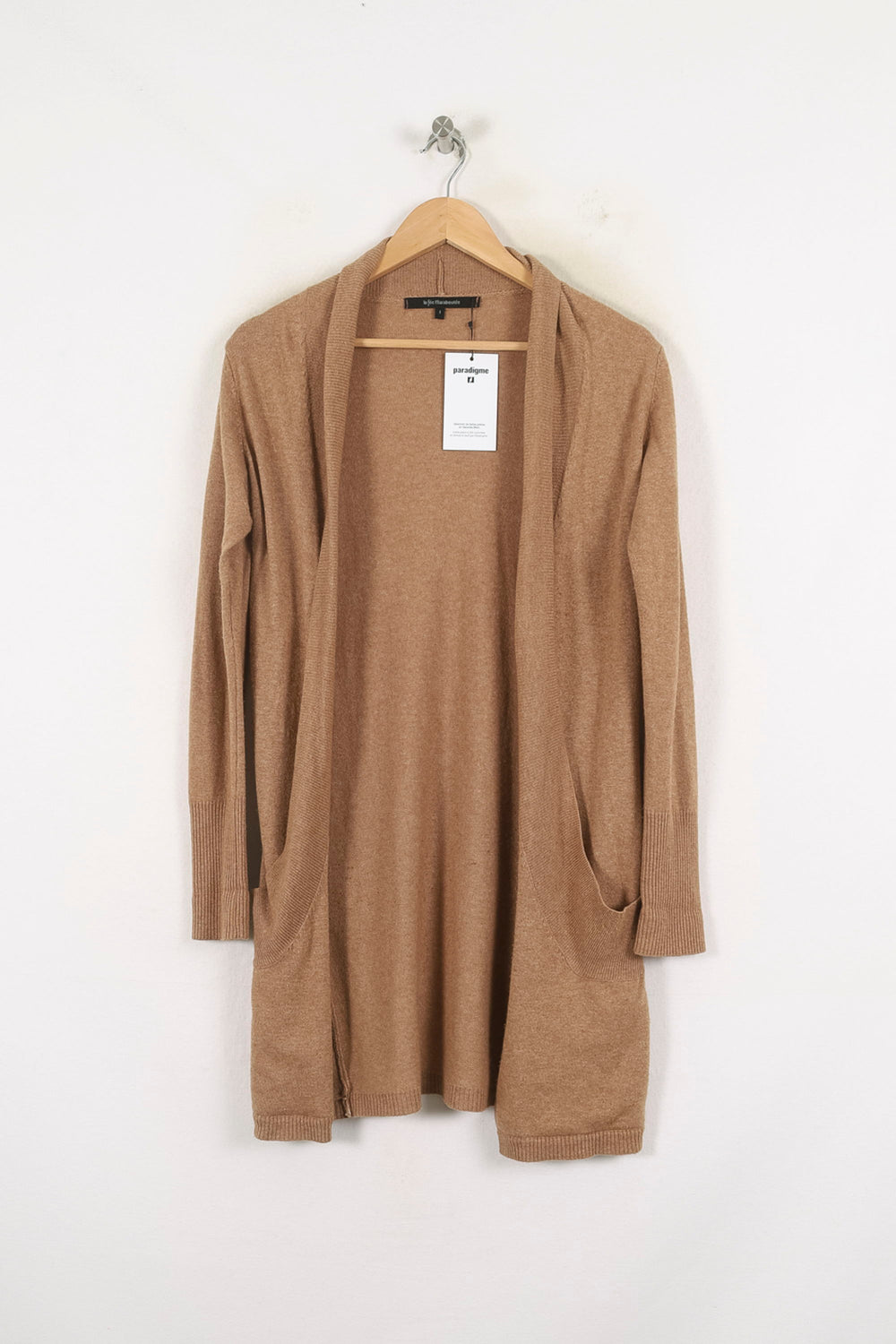 Cardigan Marron - Taille S/36 de la marque La Fée Maraboutée | PARAD80291 - Vendu par Paradigme - Image 2