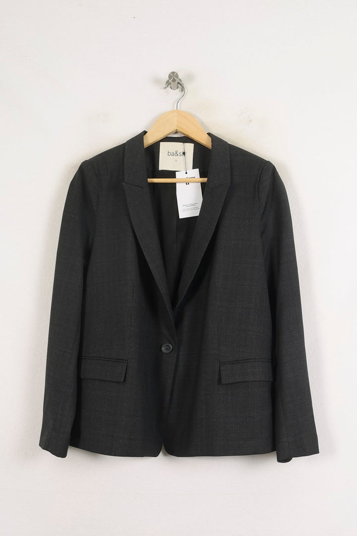 Blazer Gris - Taille L/40 de la marque ba&sh | PARAD80300 - Vendu par Paradigme - Image 2