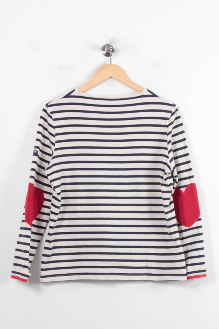 Marinière Bleue et Blanche - Taille XXL/44 de la marque Saint James | PARAD80304 - Vendu par Paradigme - Image 4
