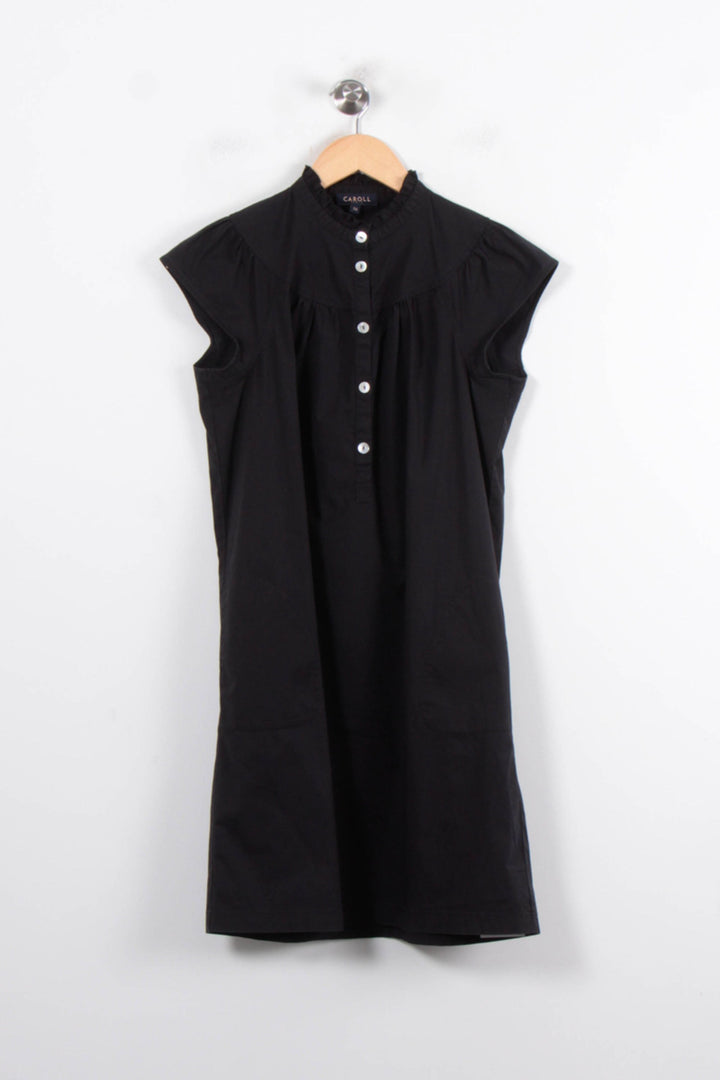 Robe Noire - Taille S/36 de la marque Caroll | PARAD80306 - Vendu par Paradigme - Image 2