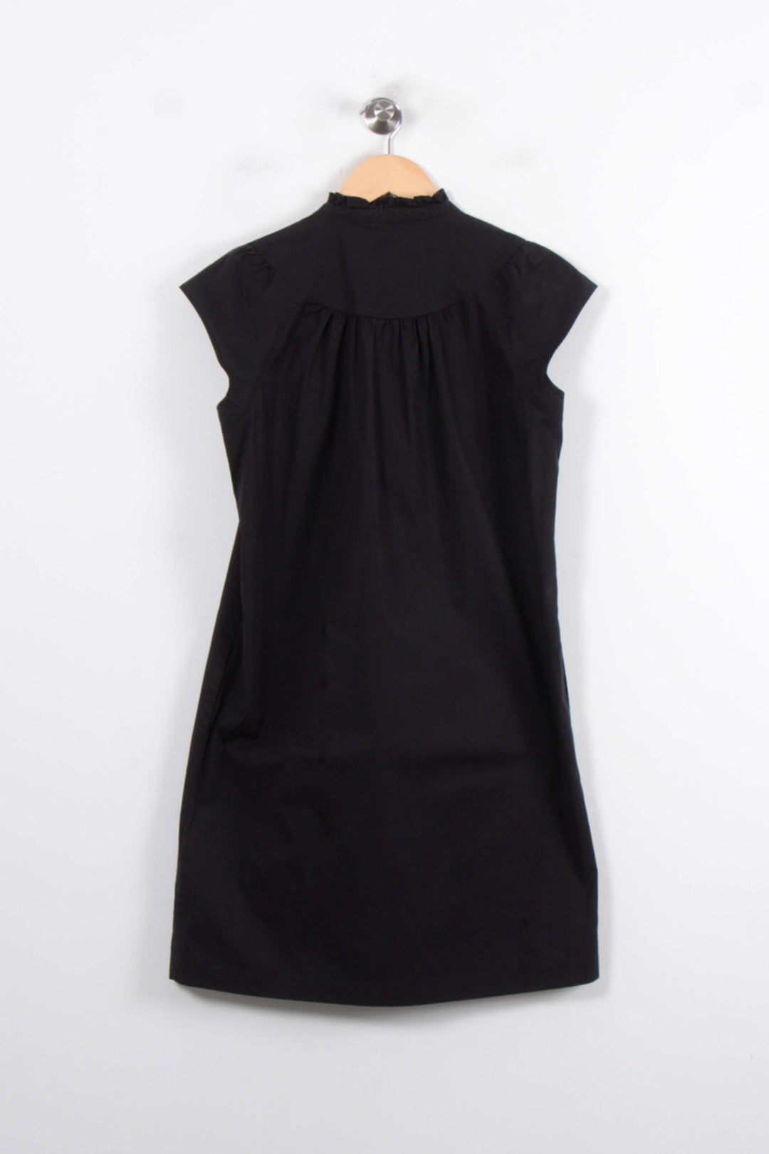 Robe Chemise Noire - Taille S/36 de la marque Caroll | PARAD80307 - Vendu par Paradigme - Image 4