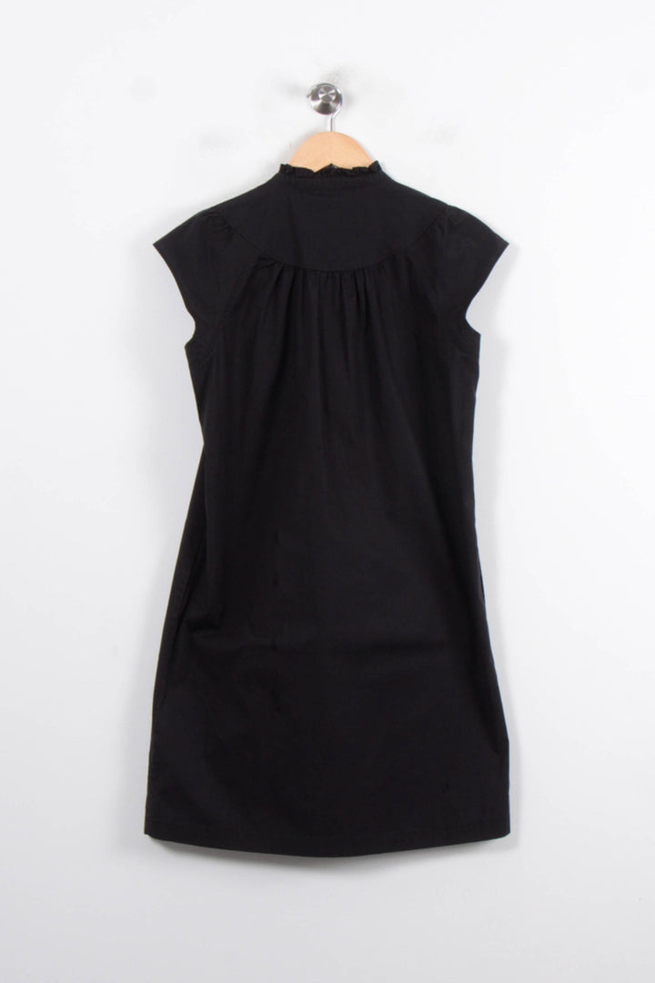 Robe Chemise Noire - Taille S/36 de la marque Caroll | PARAD80307 - Vendu par Paradigme - Image 4