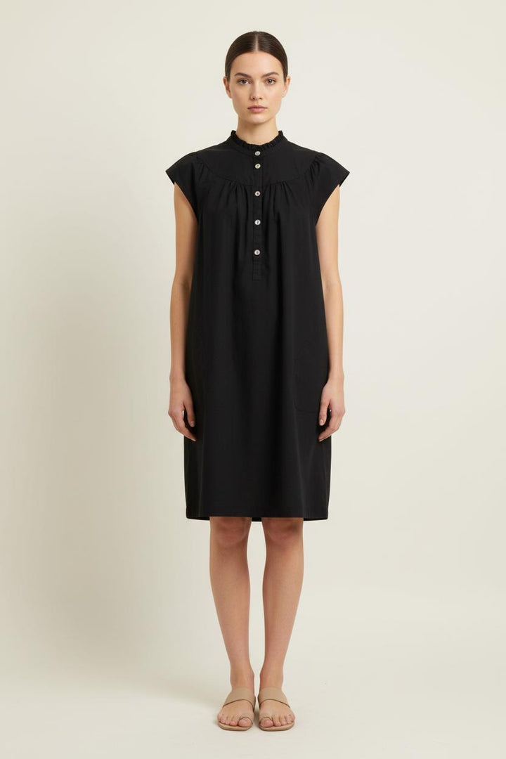 Robe Chemise Noire - Taille S/36 de la marque Caroll | PARAD80307 - Vendu par Paradigme - Image 1