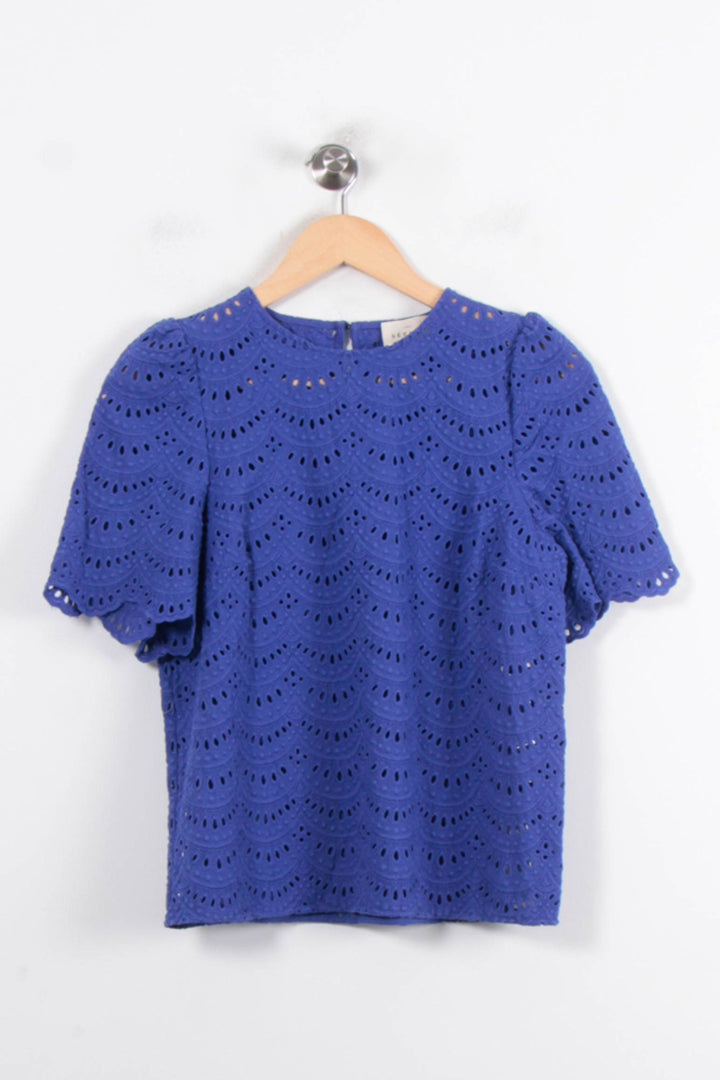 Blouse Bleue - Taille S/36 de la marque Sézane | PARAD80308 - Vendu par Paradigme - Image 2