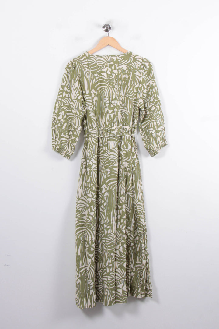 Robe Longue Verte et Blanche - Taille XS/34 de la marque Suncoo | PARAD80312 - Vendu par Paradigme - Image 4