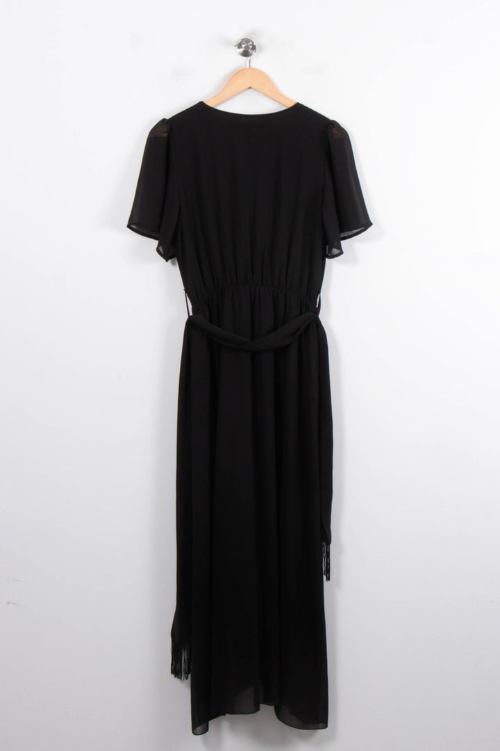 Robe Longue Noire - Taille S/36 de la marque La Fée Maraboutée | PARAD80313 - Vendu par Paradigme - Image 4