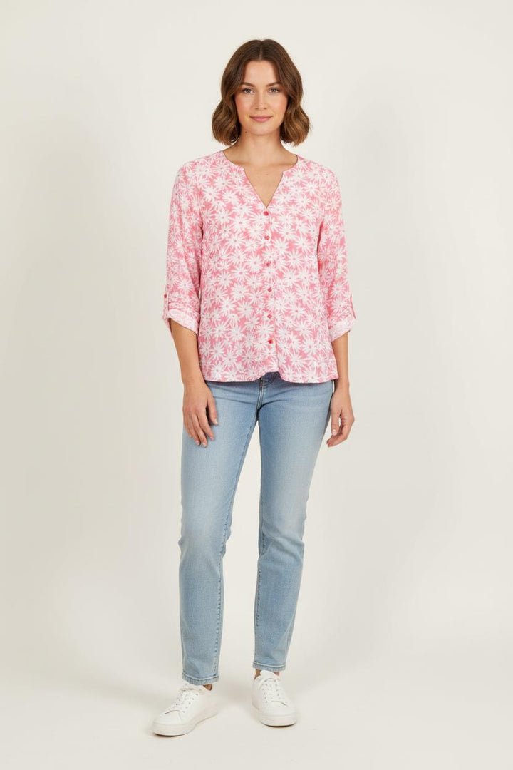 Blouse Rose et Blanche - Taille S/36 de la marque Des petits hauts | PARAD80320 - Vendu par Paradigme - Image 1