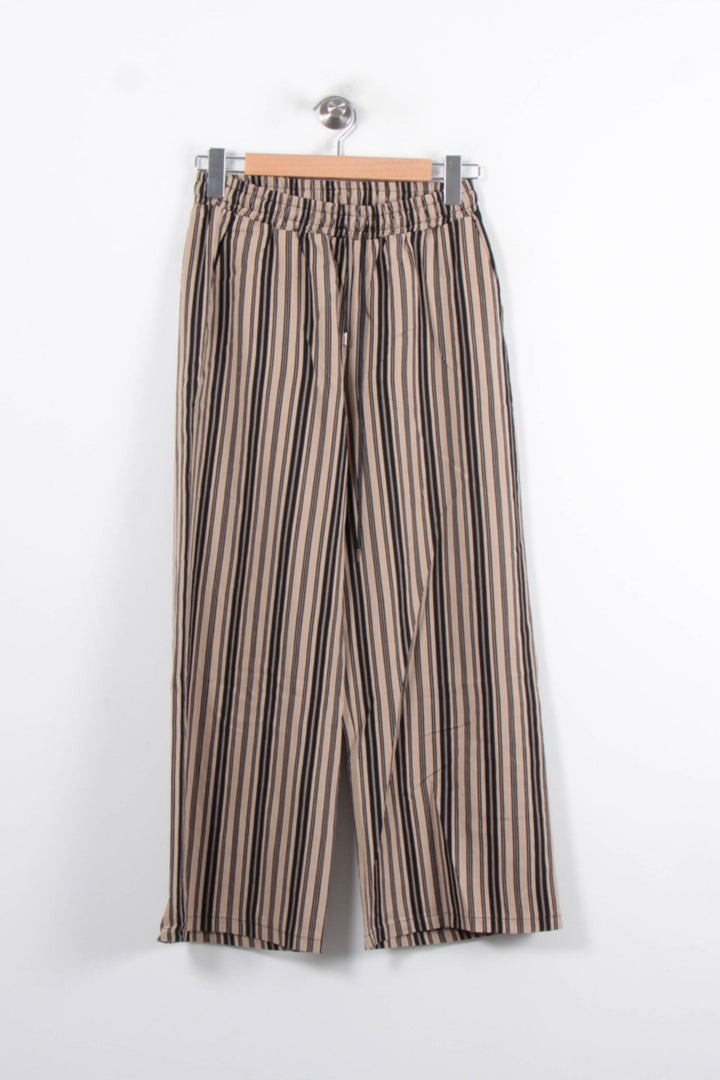 Pantalon Large Beige et Noir - Taille S/36 de la marque La Fée Maraboutée | PARAD80327 - Vendu par Paradigme - Image 2