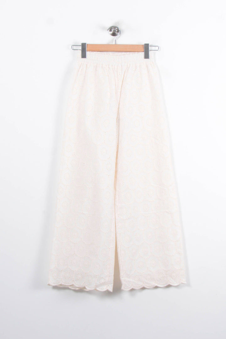 Pantalon Large Beige - Taille S/36 de la marque La Fée Maraboutée | PARAD80330 - Vendu par Paradigme - Image 2