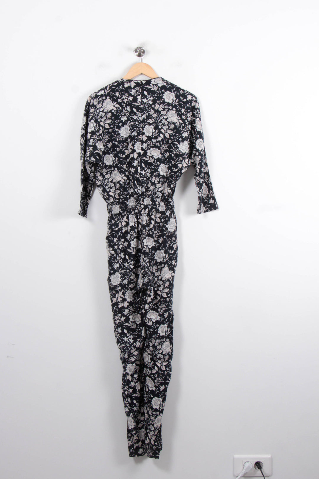 Combinaison Fleurie Noire et Blanche - Taille XL/42 de la marque ZAPA | PARAD80332 - Vendu par Paradigme - Image 4