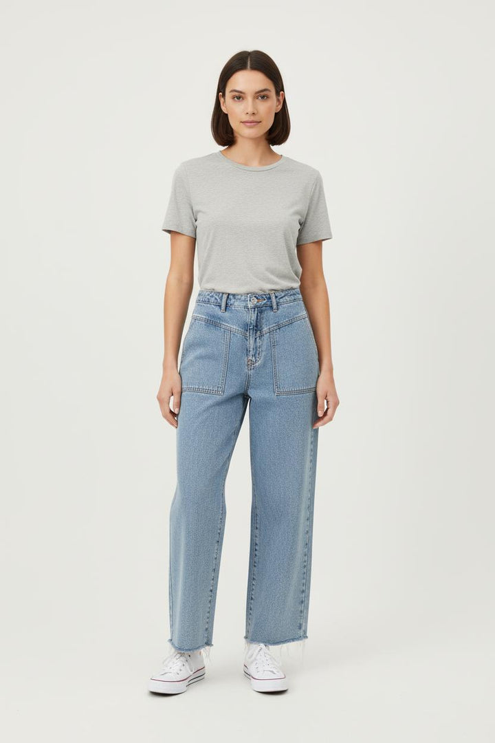 Jean Bleu - Taille S/36 de la marque ba&sh | PARAD80339 - Vendu par Paradigme - Image 1