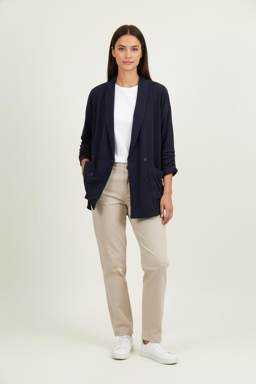 Blazer Bleu - Taille L/40 de la marque American Vintage | PARAD80342 - Vendu par Paradigme - Image 1