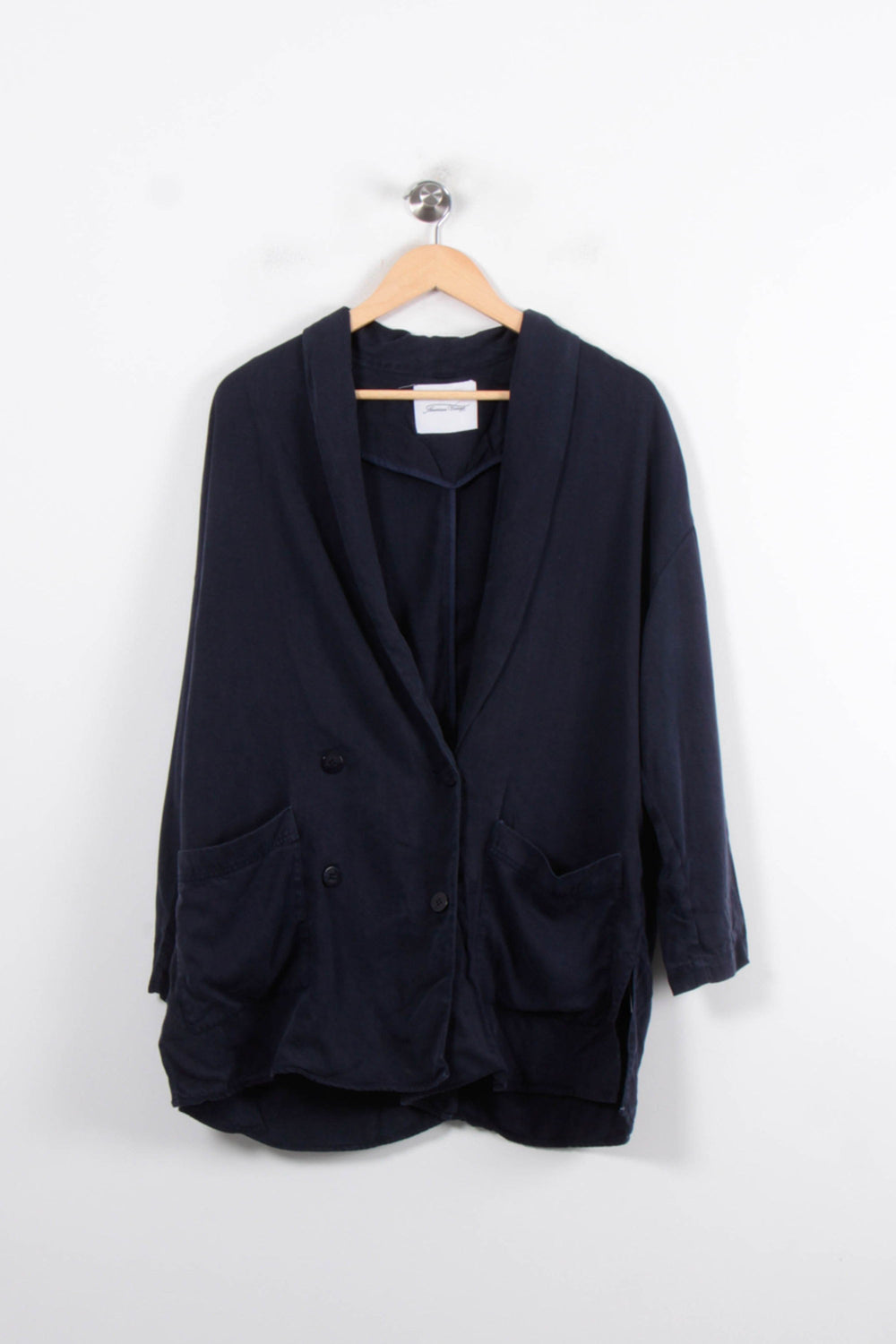 Blazer Bleu - Taille L/40 de la marque American Vintage | PARAD80342 - Vendu par Paradigme - Image 2