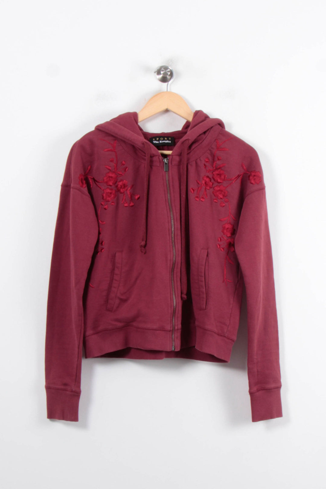 Sweat à Capuche Bordeaux - Taille XXS/32 de la marque The Kooples - Sport | PARAD80359 - Vendu par Paradigme - Image 2