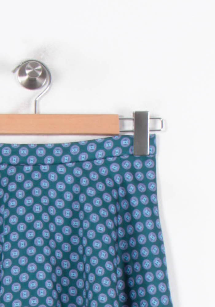 Jupe Évasée Bleue - Taille S/36 de la marque Sandro | PARAD80373 - Vendu par Paradigme - Image 3