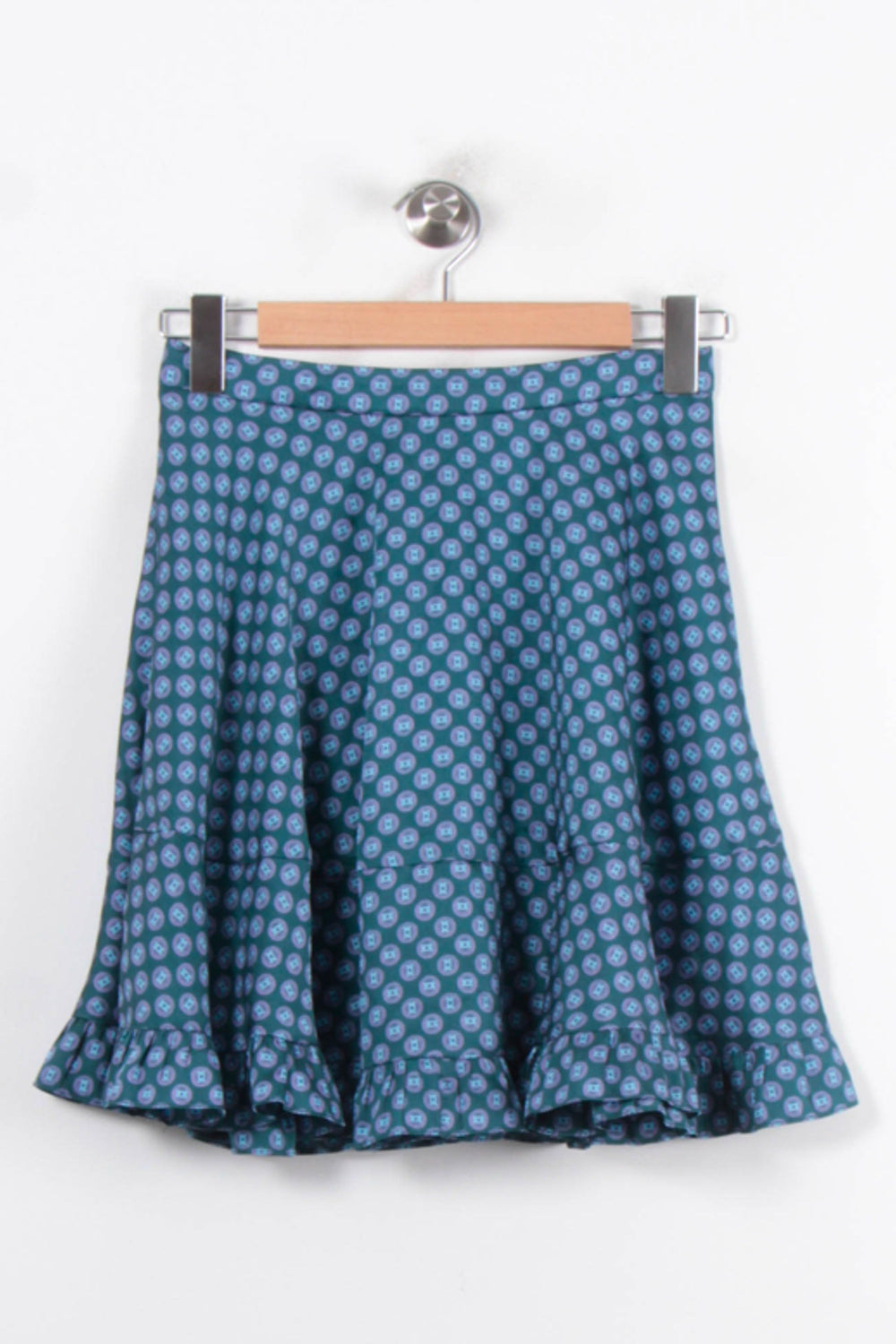 Jupe Évasée Bleue - Taille S/36 de la marque Sandro | PARAD80373 - Vendu par Paradigme - Image 2