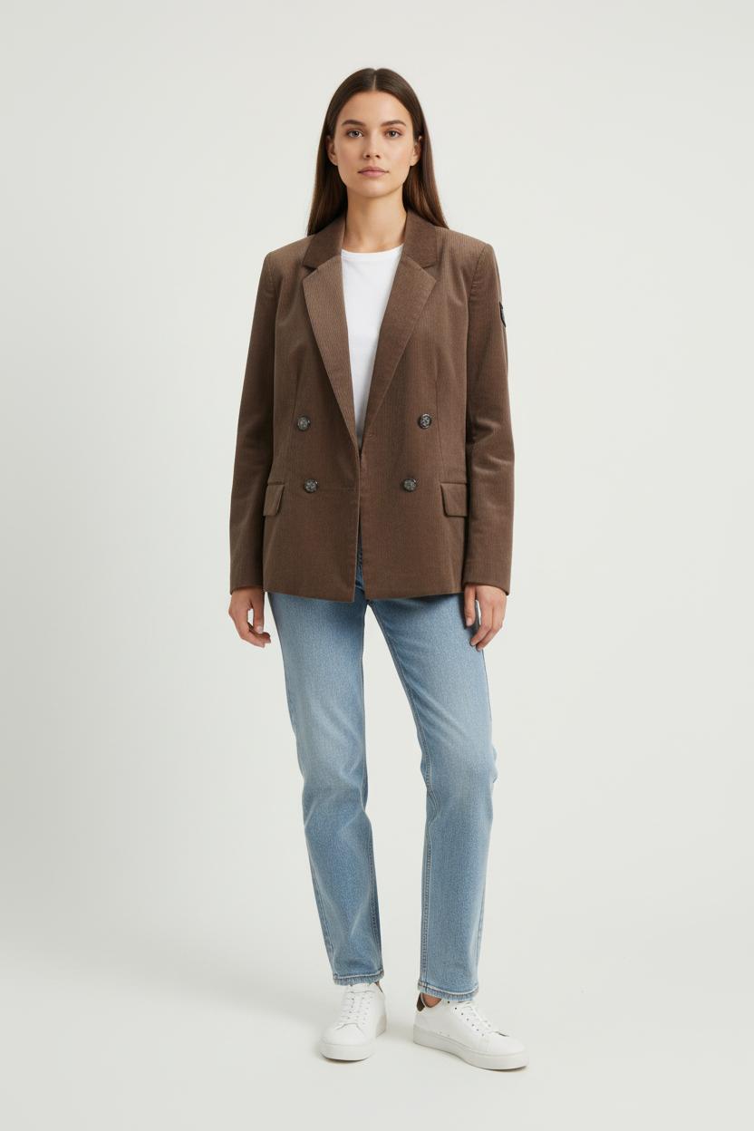 Blazer Marron - Taille S/36 de la marque IKKS | PARAD80374 - Vendu par Paradigme - Image 1