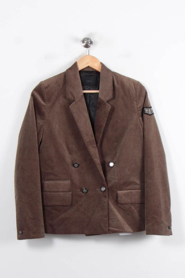 Blazer Marron - Taille S/36 de la marque IKKS | PARAD80374 - Vendu par Paradigme - Image 2