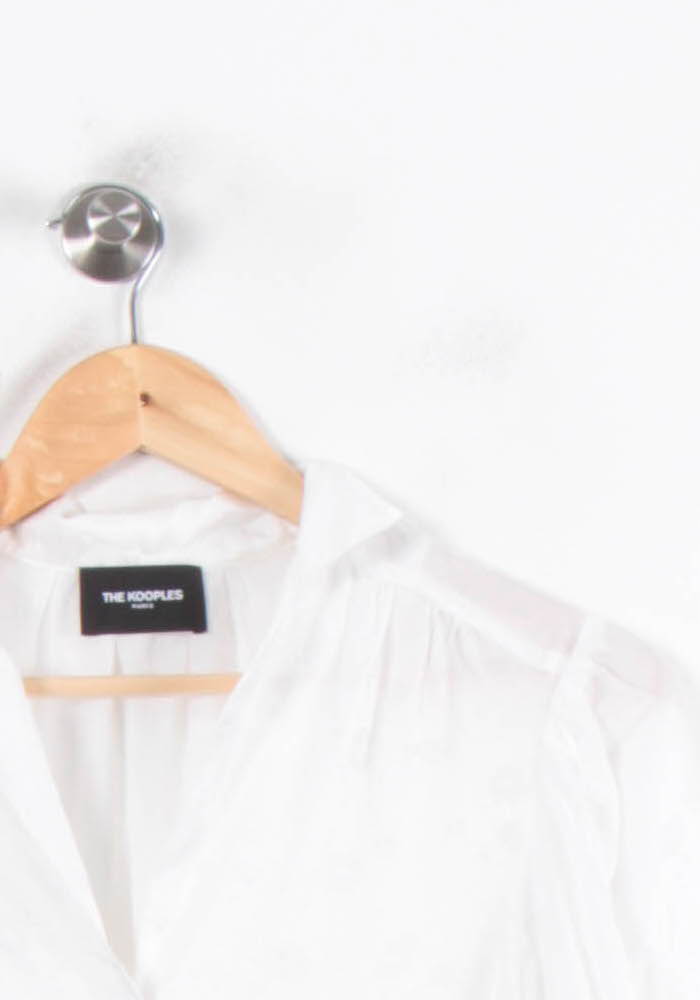 Blouse Blanche - Taille S/36 de la marque The Kooples | PARAD80384 - Vendu par Paradigme - Image 3