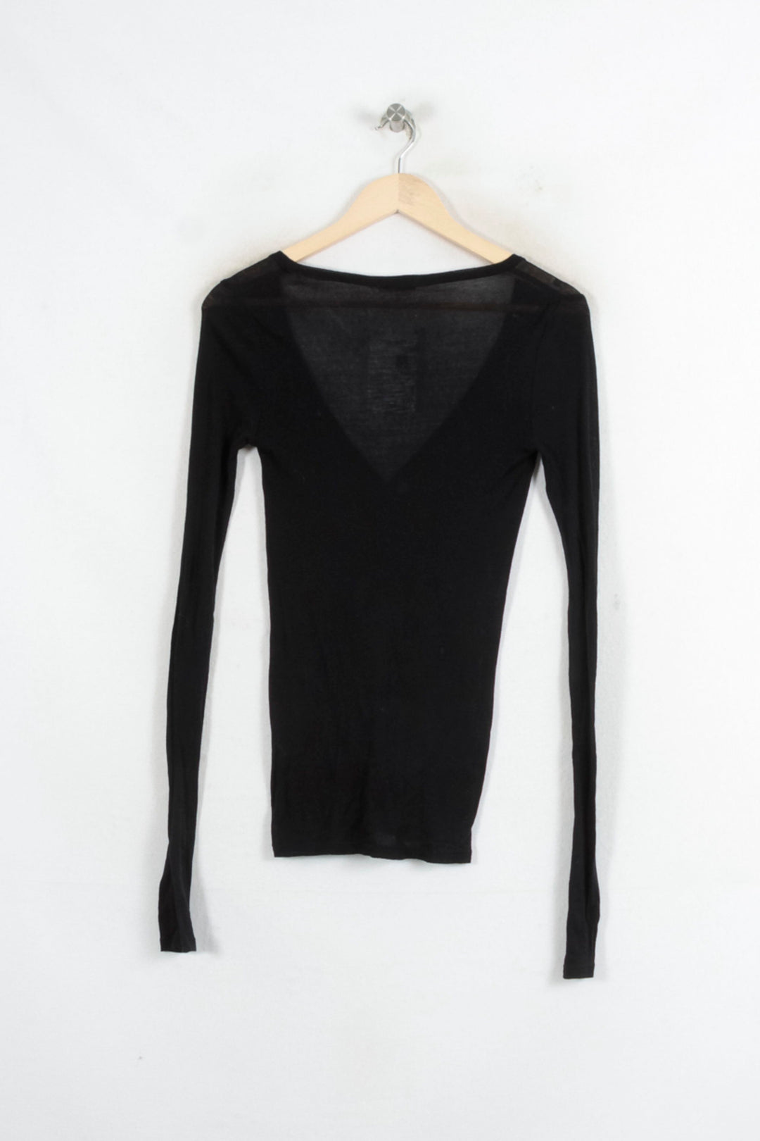 Cardigan Noir - Taille M/38 de la marque American Vintage | PARAD80409 - Vendu par Paradigme - Image 4