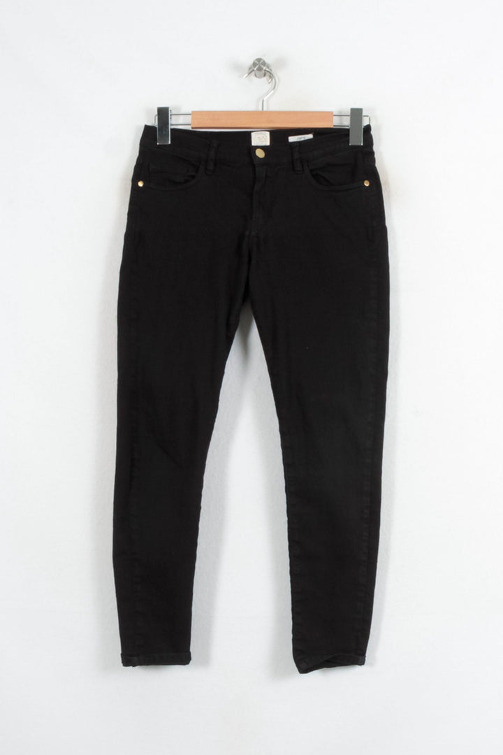 Jean Slim Noir - Taille S/36 de la marque Des petits hauts | PARAD80411 - Vendu par Paradigme - Image 2