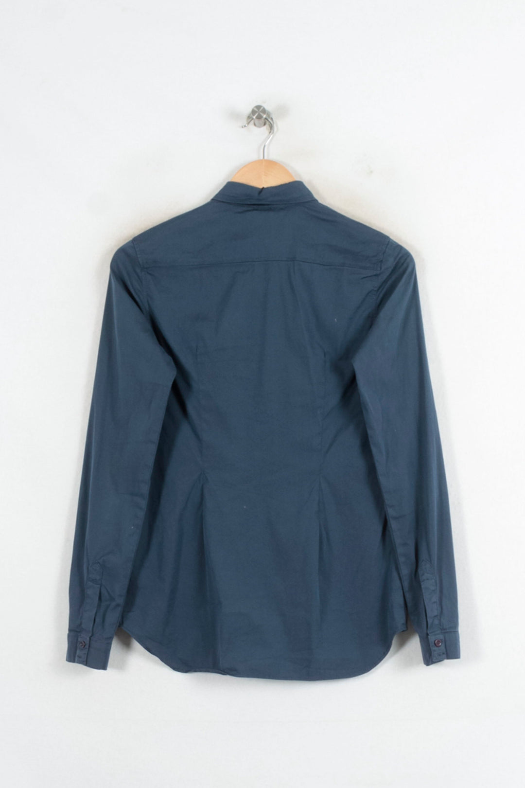 Chemise Bleue - Taille S/36 de la marque American Vintage | PARAD80416 - Vendu par Paradigme - Image 4