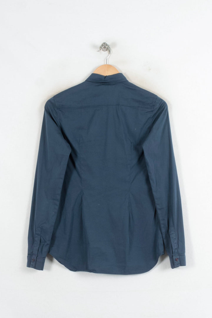 Chemise Bleue - Taille S/36 de la marque American Vintage | PARAD80416 - Vendu par Paradigme - Image 4