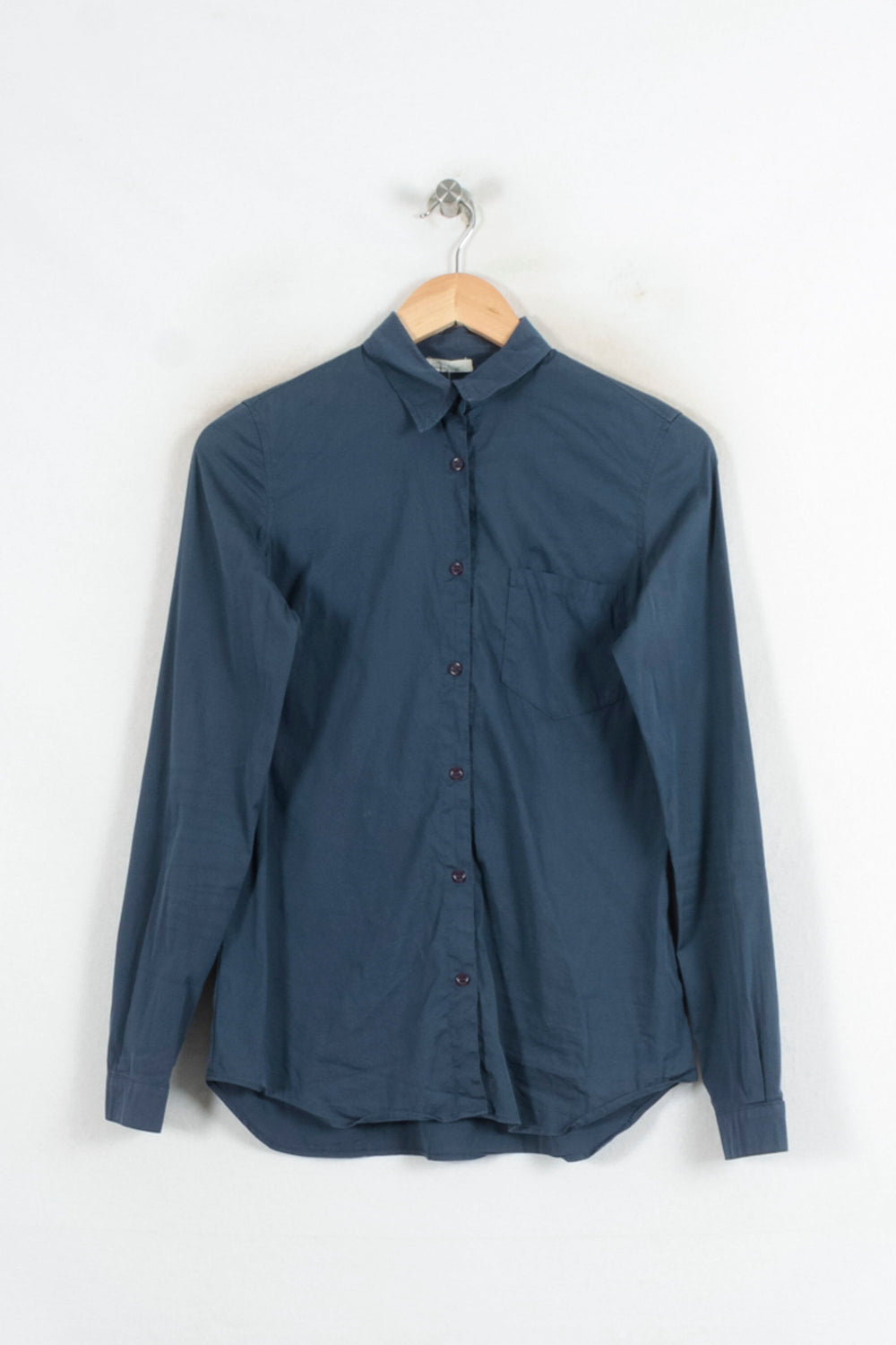 Chemise Bleue - Taille S/36 de la marque American Vintage | PARAD80416 - Vendu par Paradigme - Image 2
